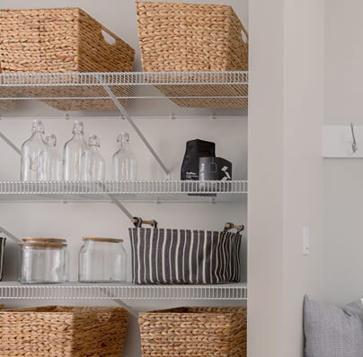 Built in pantry in an Anthem Showhome
