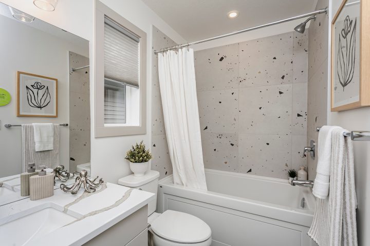 Bathroom in Bedrock Homes Hadley K Showhome in Weston at Edgemont