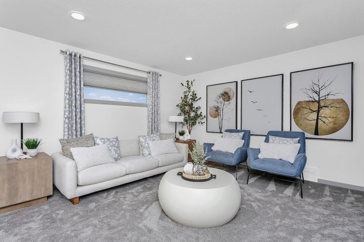 Bonus Room in Bedrock Homes Hadley K Showhome in Weston at Edgemont