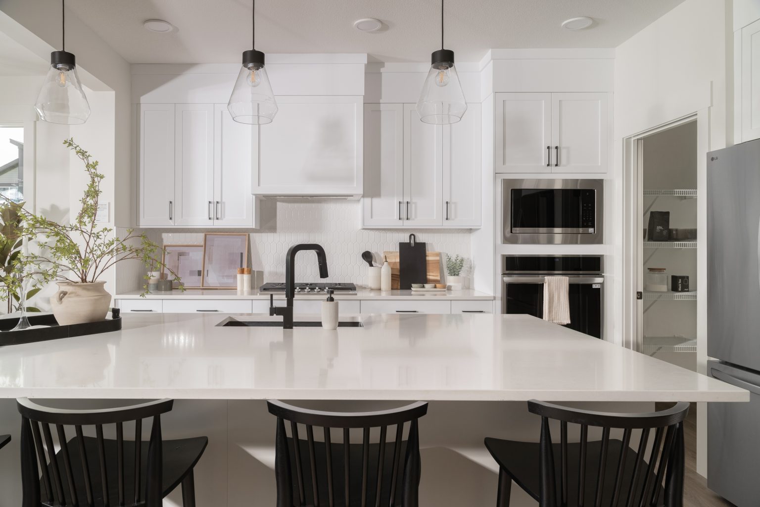 Kitchen in Anthem's Showhome in Weston at Edgemont