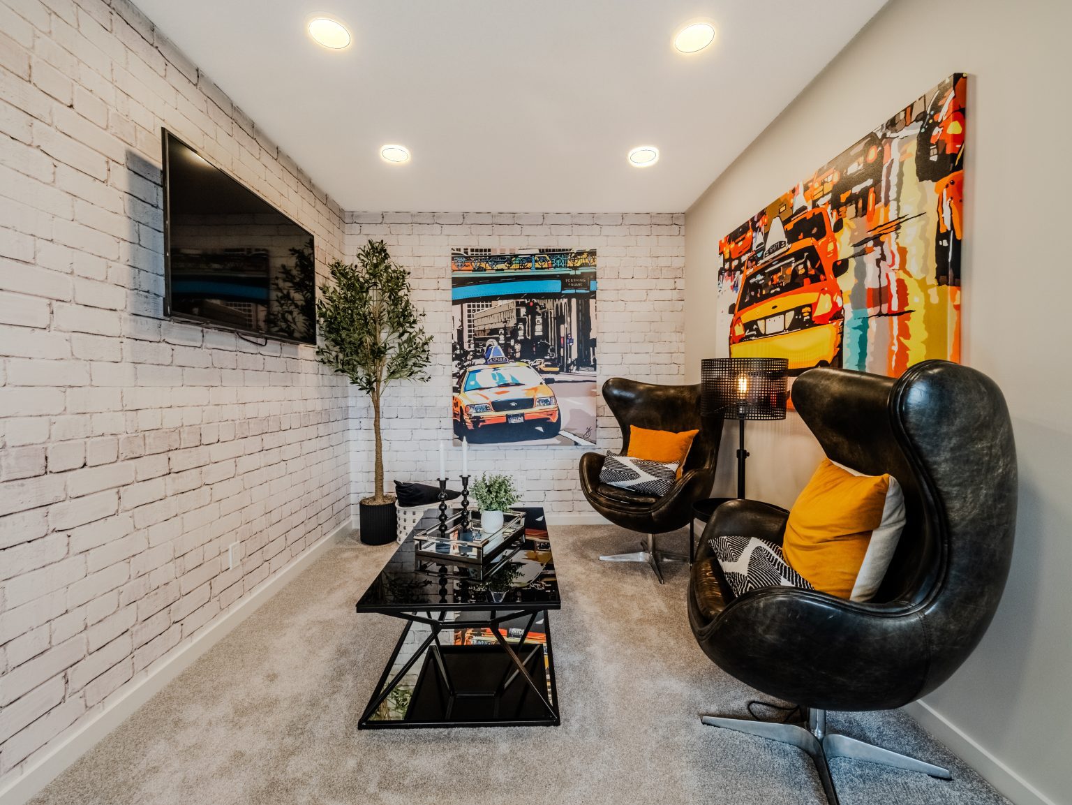 Bonus Room in Bedrock Homes Laned Showhome in Weston at Edgemont