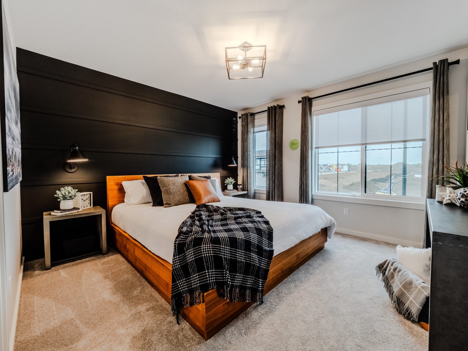 Primary Bedroom in Bedrock Homes Laned Showhome in Weston at Edgemont