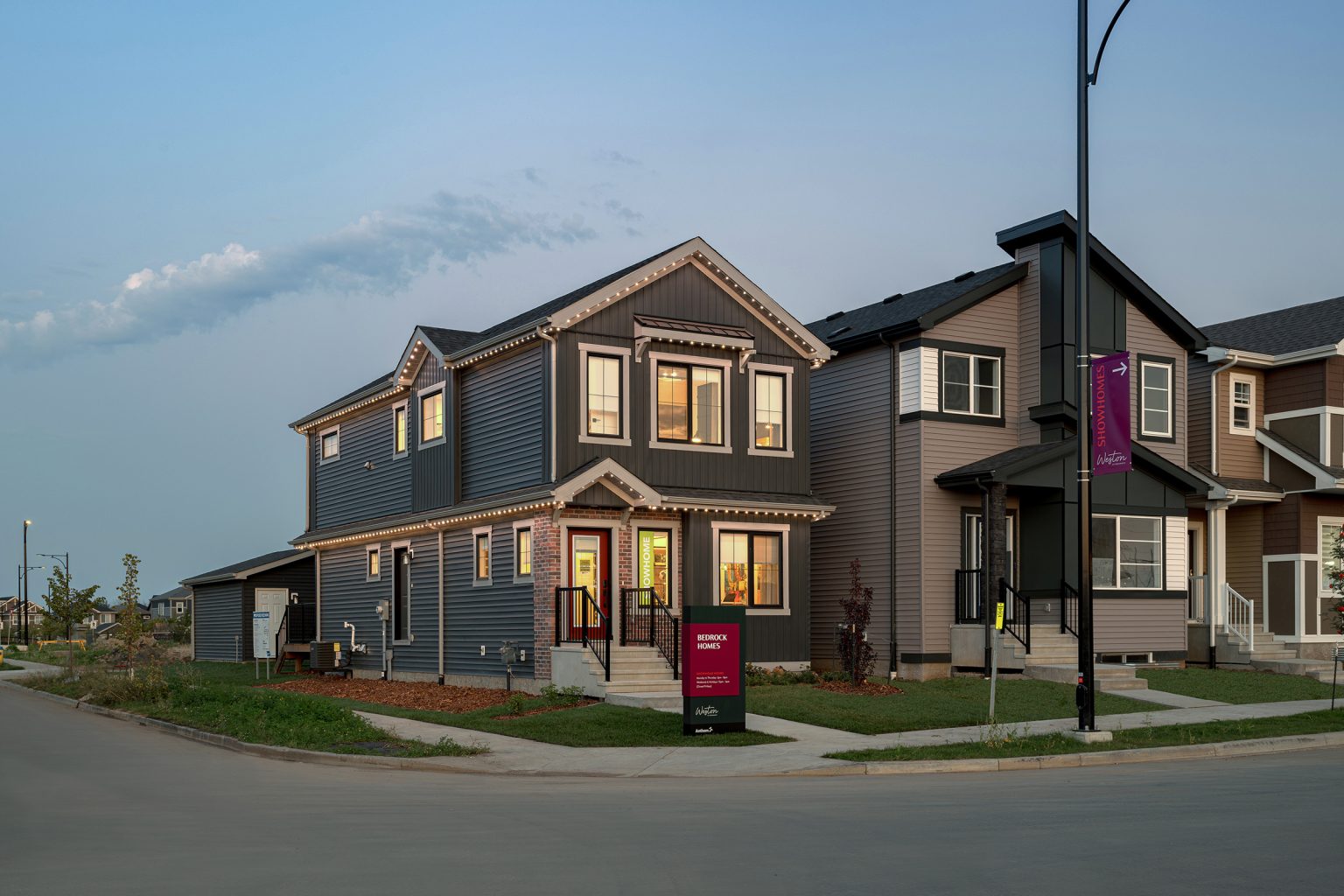 Bedrock Home's Laned Showhome in Weston at Edgemont in West Edmonton